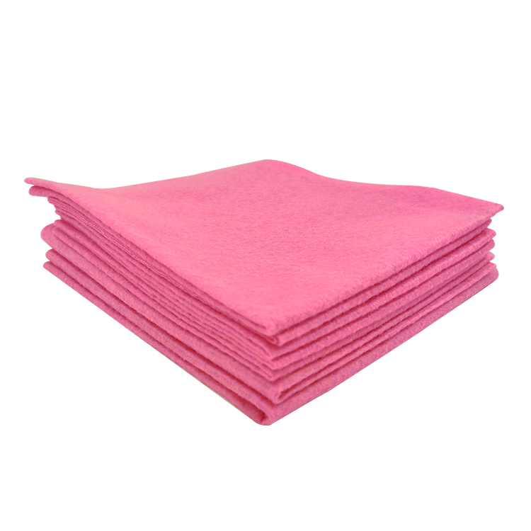 Yellow Reusable Anti Oil Non Woven Kitchen Cleaning Cloth