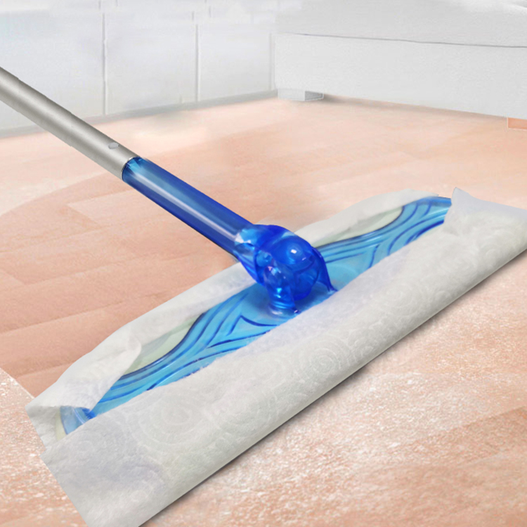 Nonwoven disposable spunlace mop pad dry floor cleaning cloth dry microfiber cloth