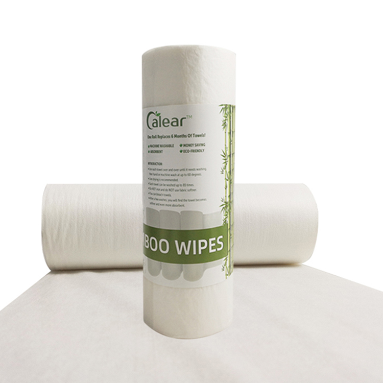 Reusable Bamboo Kitchen Cleaning Cloth Roll