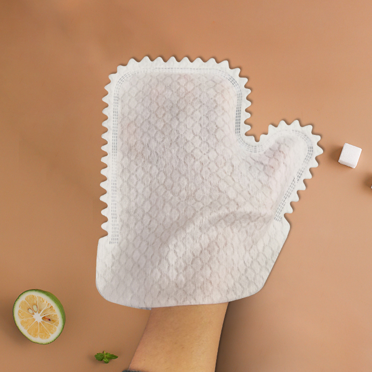 White Reusable Anti Oil Non Woven Dust Glove